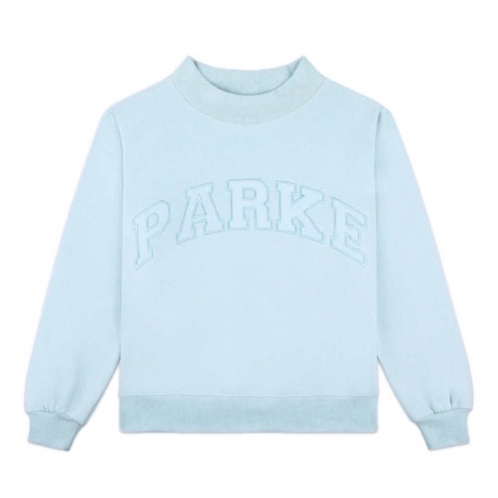NEW PARKE MONOCHROME VARSITY MOCKNECK (ICE BLUE) 🧊💙